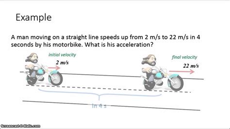 examples of acceleration problems.